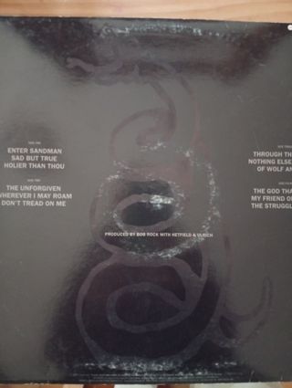Vinilo Metallica Doble Black Album