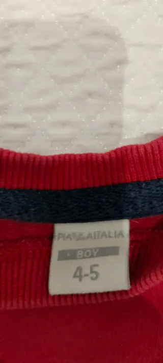 Felpa rossa bimbo 86 Athletic