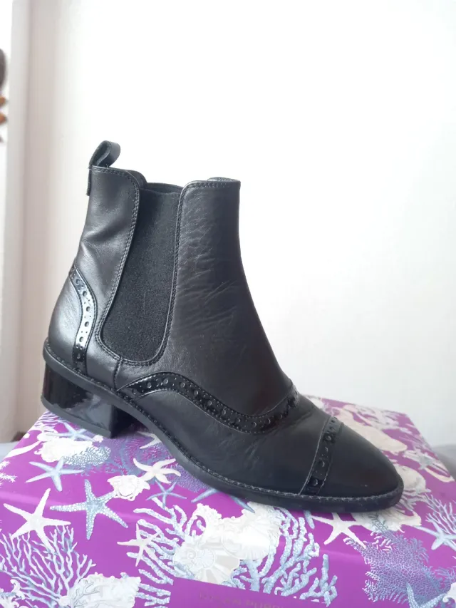 Botas Chelsea negras Massimo Dutti