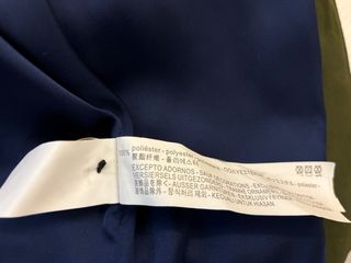 Casaca militar Zara verde con dorados