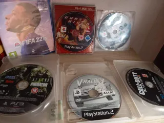 Lote de 6 Videojuegos PS2 y PS3
