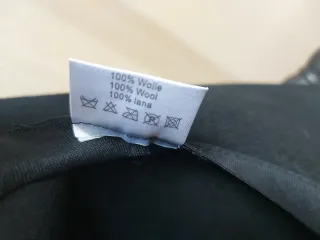Sombrero negro mujer