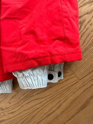 Mono de esquí rojo y gris Quechua