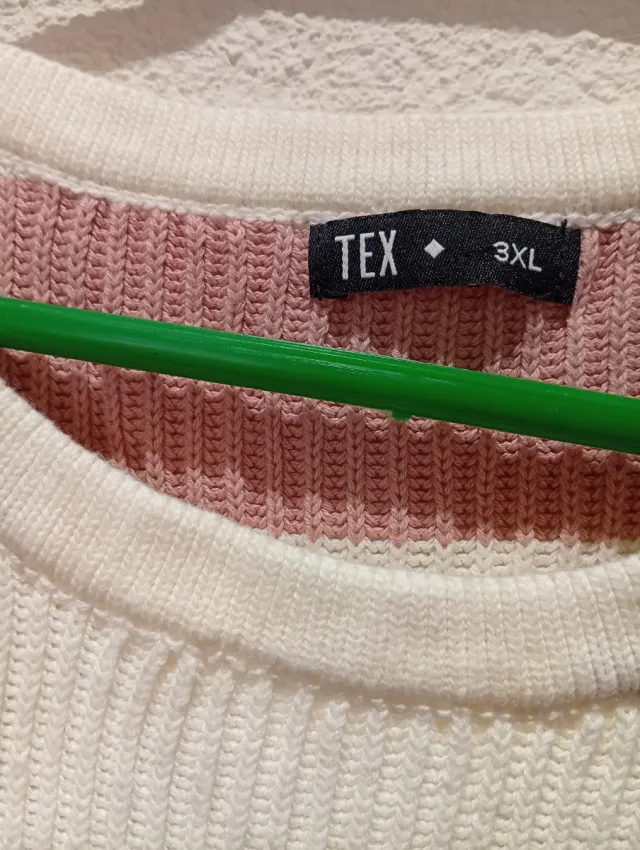 Jersey rayas rosa y blanco talla XXXL