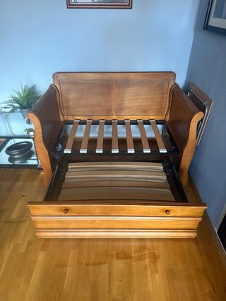 Sofá Cama Madera y Metal negociable