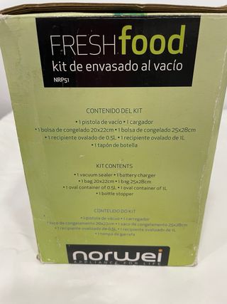 Kit de envasado al vacío Norwei Freshfood