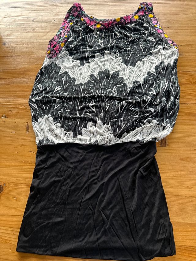 Vestido elástico estampado