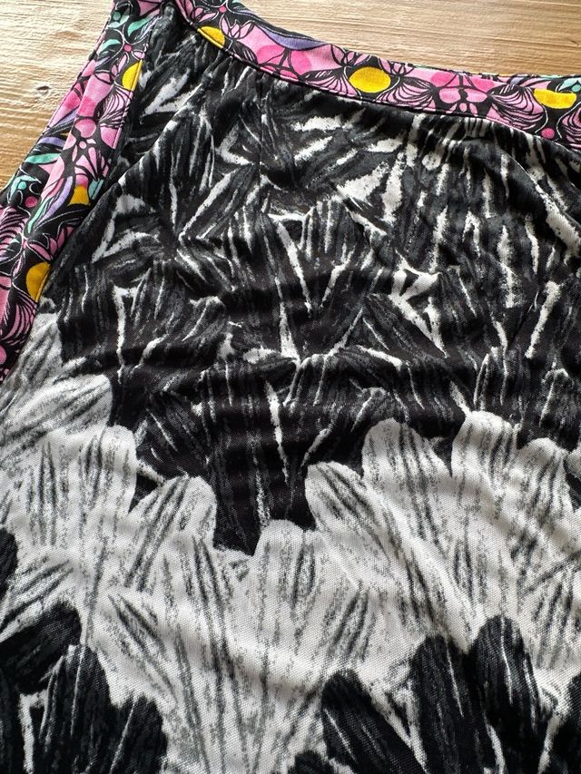 Vestido elástico estampado