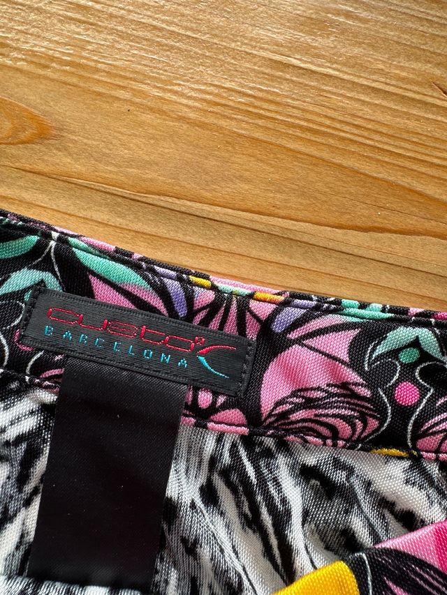 Vestido elástico estampado