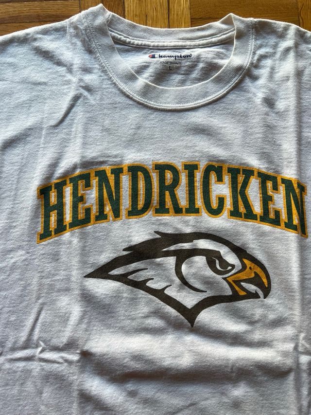 Vintage Champion T-Shirt Bishop Hendricken Hawks