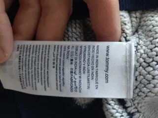 Maglione Tommy Hilfiger Blu e Bianco M grande