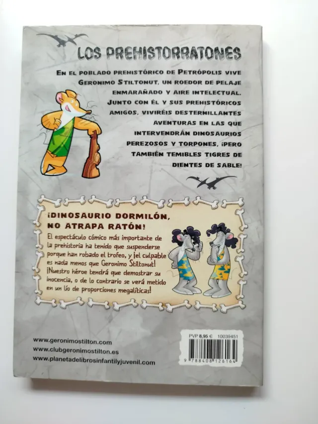 ¡Dinosaurio dormilón no atrapa ratón!: Prehisto...