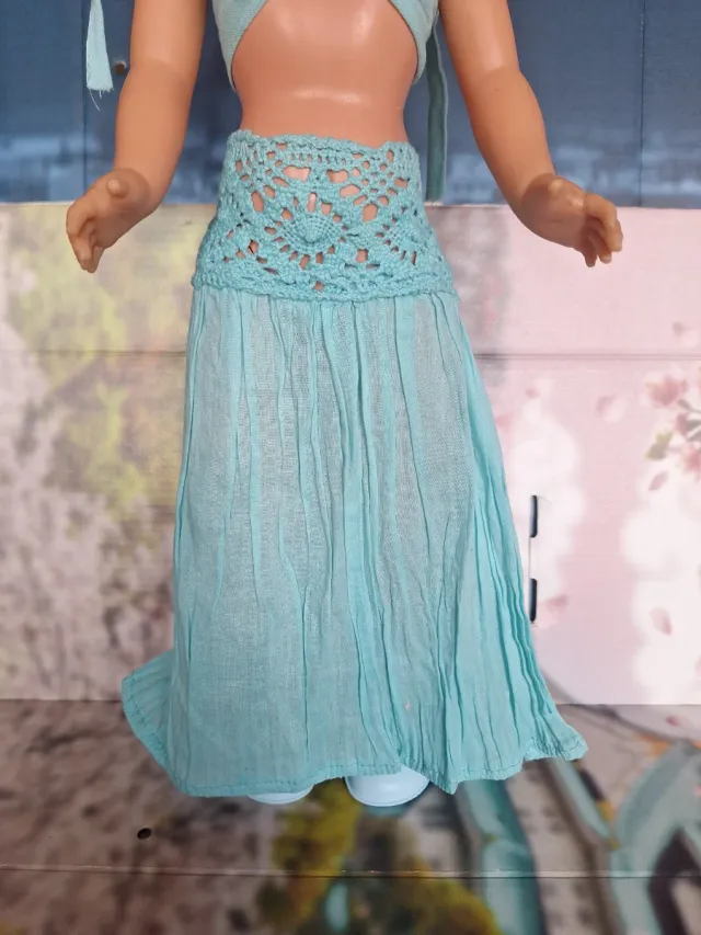 Conjunto Nancy: Bikini y Falda Crochet