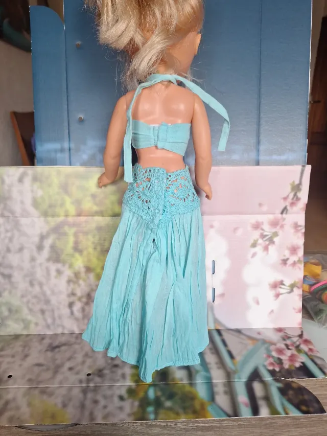 Conjunto Nancy: Bikini y Falda Crochet