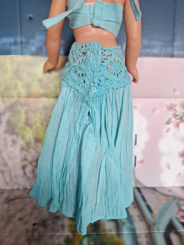 Conjunto Nancy: Bikini y Falda Crochet