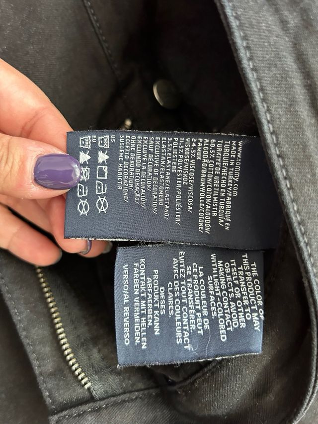 Jeans donna neri Tommy Hilfiger