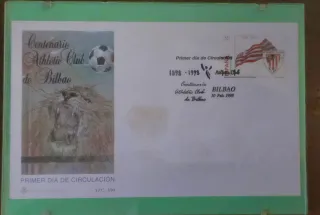 Sello Conmemorativo Athletic Club Bilbao 1898-1998