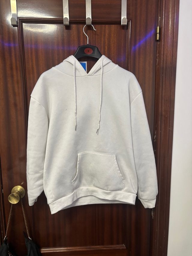 Sudadera blanca talla S