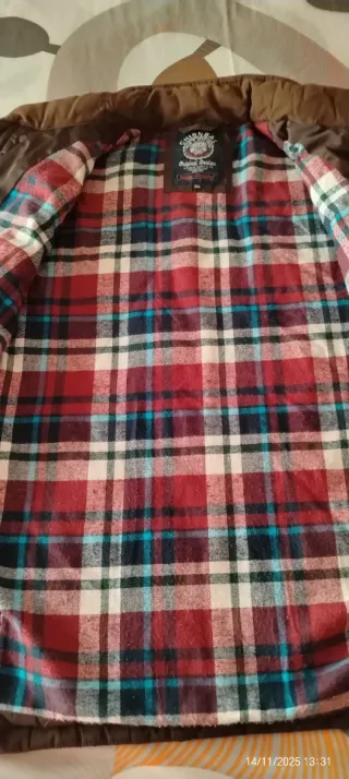 Chaleco acolchado marrón