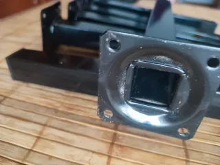 Gambe per mobili nere in metallo