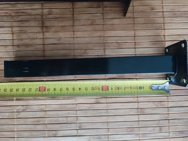 Patas para Muebles Metálicas Negras