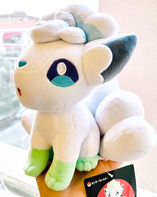Peluche Vulpix Alolan Bianco Pokemon Fox Christmas