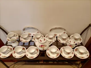 Vajilla Royal Albert porcelana floral Nueva