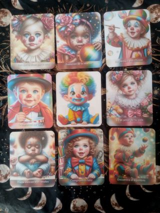 Oráculo Payasitos del Amor Tarot Cartas