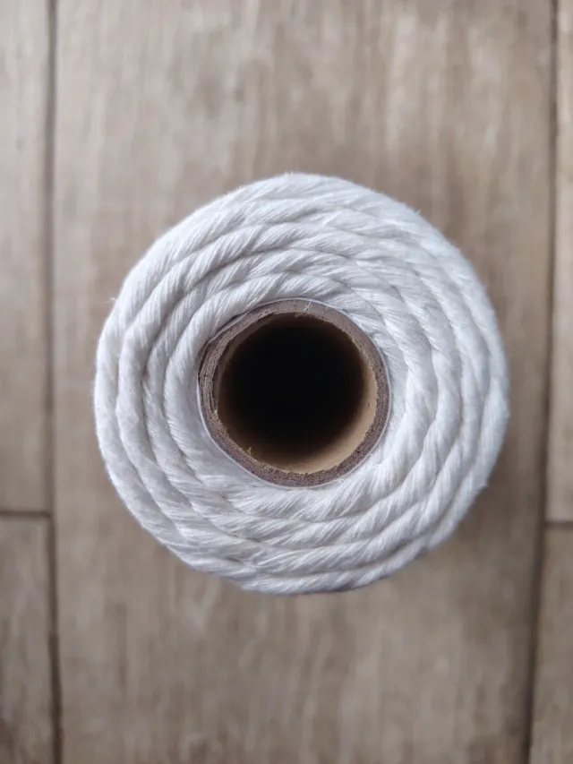 Hilo Macramé Blanco