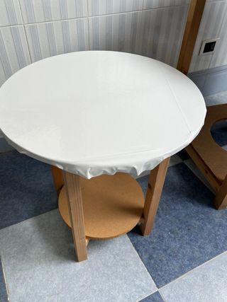 Mesas redondas de madera