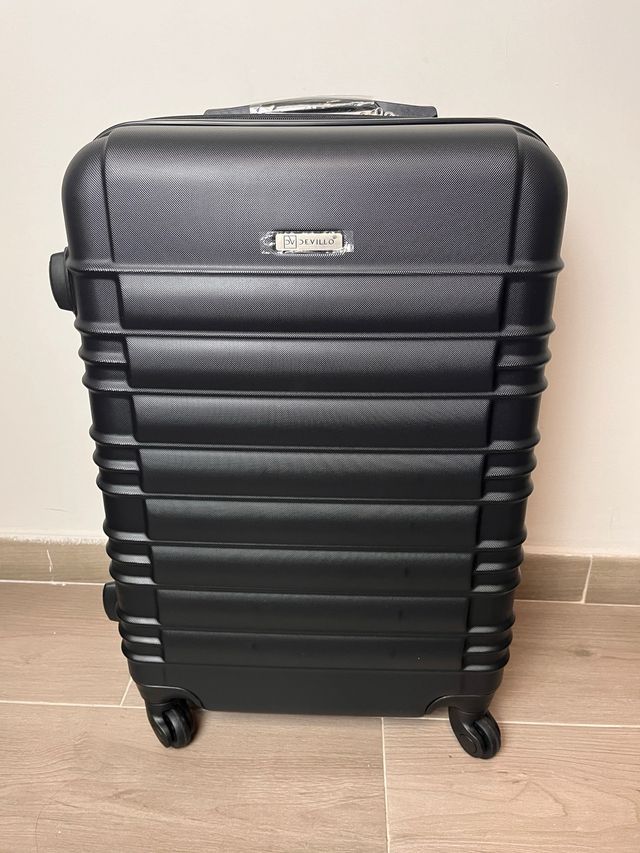 Maleta mediana negra 20kg extensible