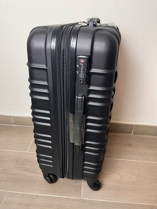 Maleta mediana negra 20kg extensible