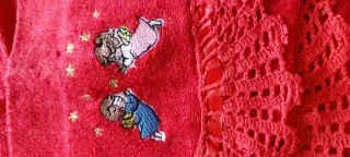 Set Asciugamani Rossi con Angioletti