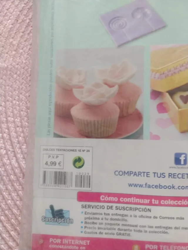 Fascículo dulces tentaciones número 29 y accesorio