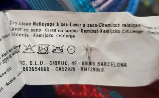 Vestido Desigual Talla 38 Multicolor