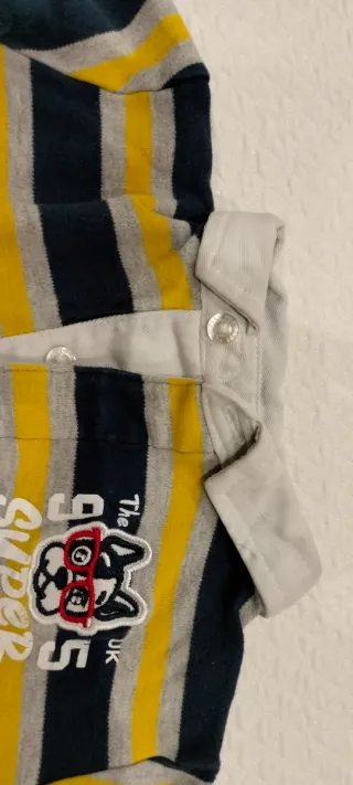 Polo neonato a righe