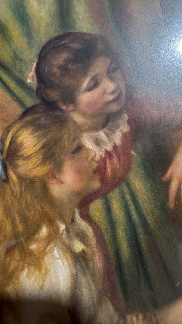 Lámina Renoir Dos Niñas al Piano