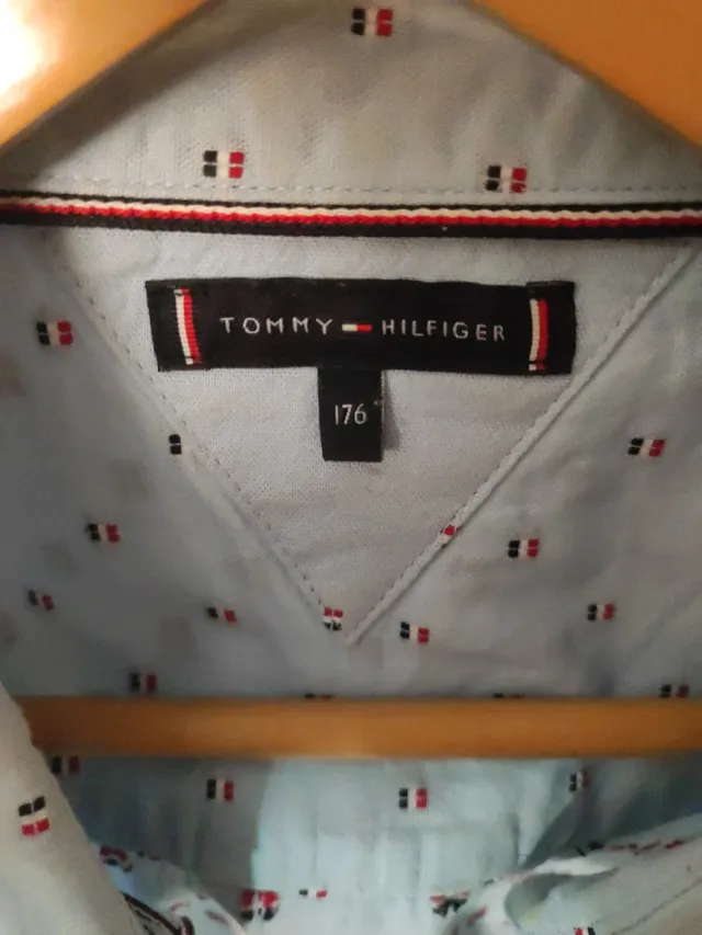 Camisa niño Tommy Hilfiger azul