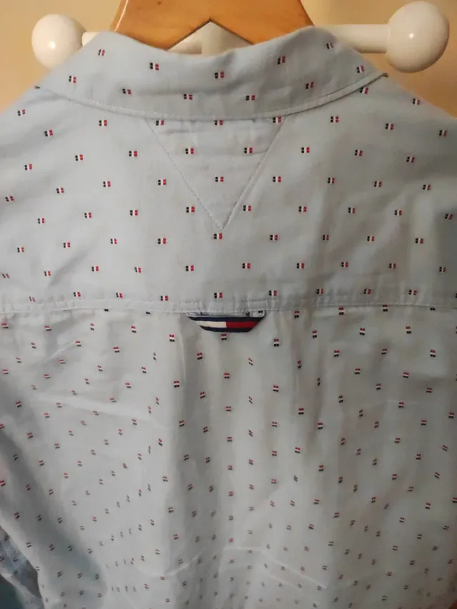 Camisa niño Tommy Hilfiger azul