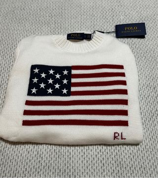 Jersey Polo Ralph Lauren EEUU Blanco Talla S