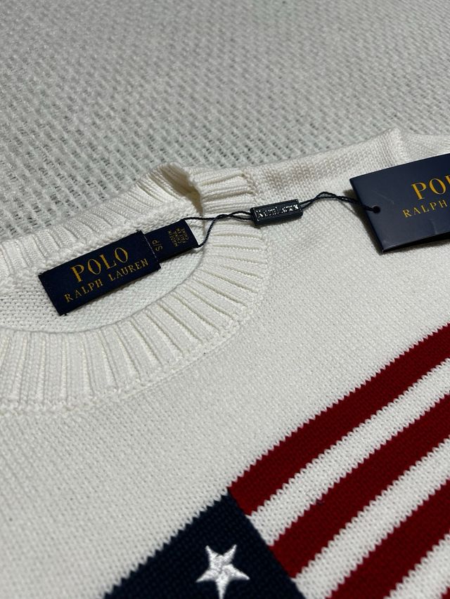 Jersey Polo Ralph Lauren EEUU Blanco Talla S