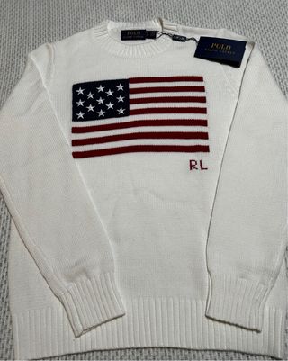 Jersey Polo Ralph Lauren EEUU Blanco Talla S