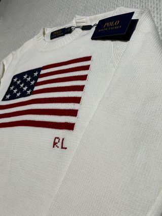 Jersey Polo Ralph Lauren EEUU Blanco Talla S