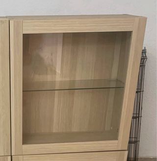 Vitrina Ikea Roble Tinte Blanco
