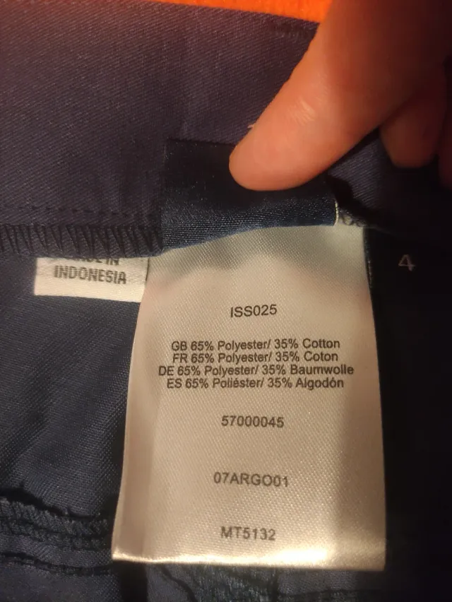 Pantalón de trabajo azul