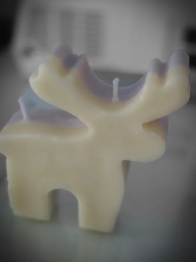 Velas aromáticas grises y rosas