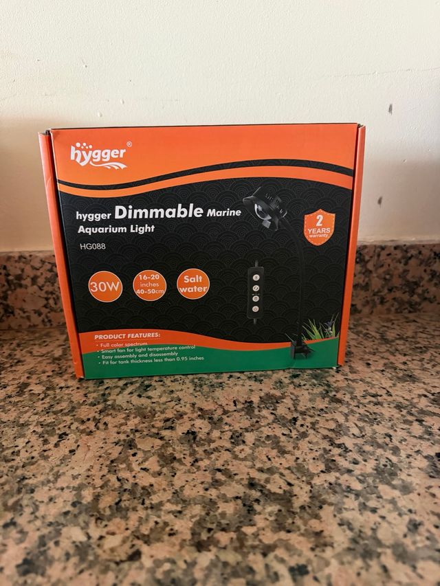 Luz Acuario Marino Hygger 30W HG088