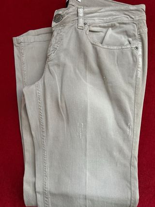Jeans donna Almanegra beige/grigio