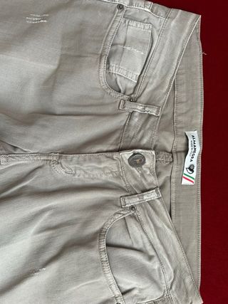 Jeans donna Almanegra beige/grigio