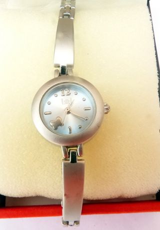 Reloj Lei Mujer Esfera Azul Batería Nueva